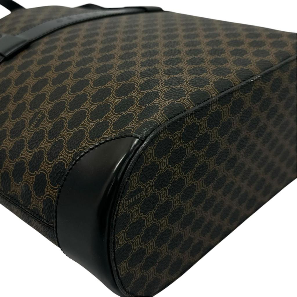 CELINE Macadam Handbag black Women used