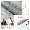 Industrial Cement Grey Clothing Store Living Room Decor Contact Paper Vinyl Self Adhesive Waterproof Wallpaper Wall Stickers