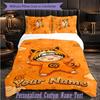 3Pcs Bedding SetNaruto Custom Text Duvet Cover Pillowcase Set Bedroom Gift