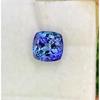 Natural Blue Tanzanite Cushion Extremely Rare Certified Loose Gemstone