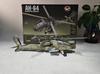 AH-64 Blocks Planes Toy US Apache Armed Helicopter AH64 ABS Aircraft Model 1:72 Scale Miniature Airplane Collection Boy Gift