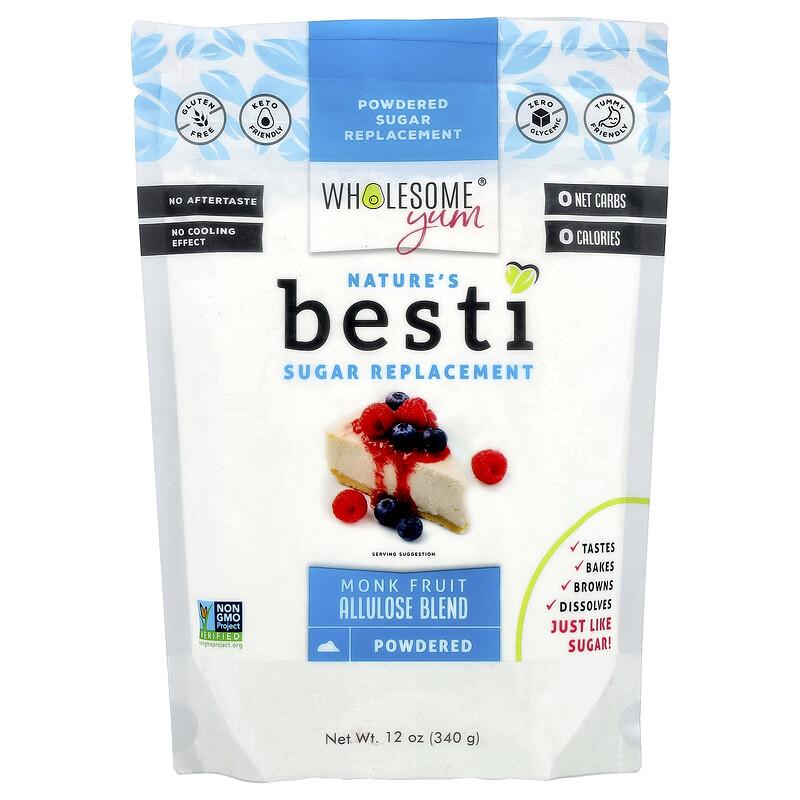 Besti, Remplacement du sucre glace, Mélange de fruits du moine et d'allulose, 12 oz (340 g)