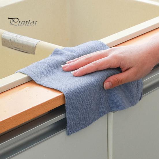 20 Blatt/Rolle Mikrofaser-Reinigungstuchrolle Wiederverwendbare, waschbare Lappen Abreiß-Küchentücher Ultra saugfähige Geschirrtücher