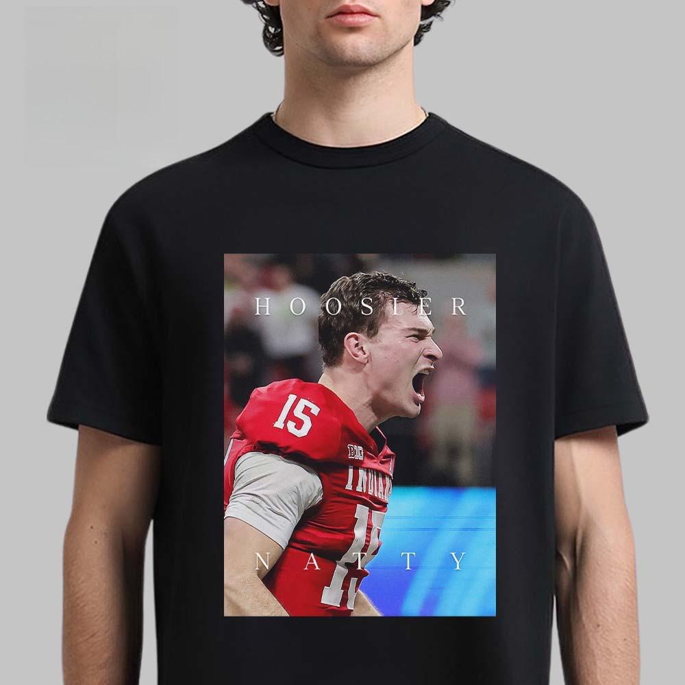 

Indiana Hoosiers CFP 2026 National Champion graphics 100Cotton shirt unisex Summer Mens Oneck Short sleeve Tshirt fan gift 4XL