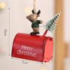 Hot Selling Christmas Ornament Iron Ornaments Christmas Decoration Mailbox Bells