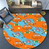 Der Erstaunliche Welt von Gumball Muster runder Teppich, Teppich für Wohnzimmer Schlafzimmer Spielzimmer, Rutschfeste Fußmatte, Feiertagsgeschenke und Geburtstagsgeschenke.