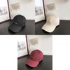 Men's Korean Style Casual Baseball Cap Fashionable Sun Hat Adjustable Size In Black White Burgundy