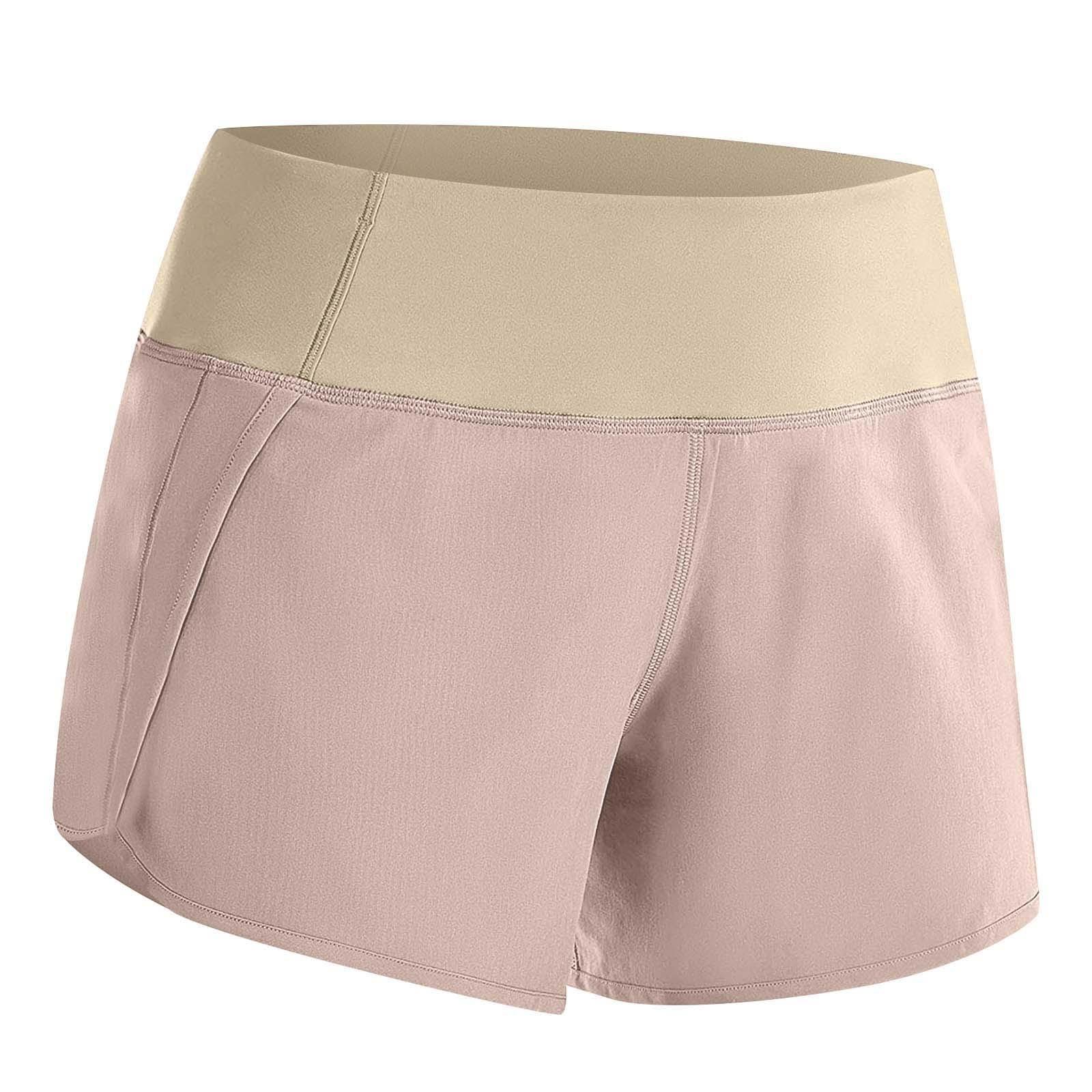 Модные женские однотонные карманные повязки, свободные повседневные шорты, брюки для йоги M