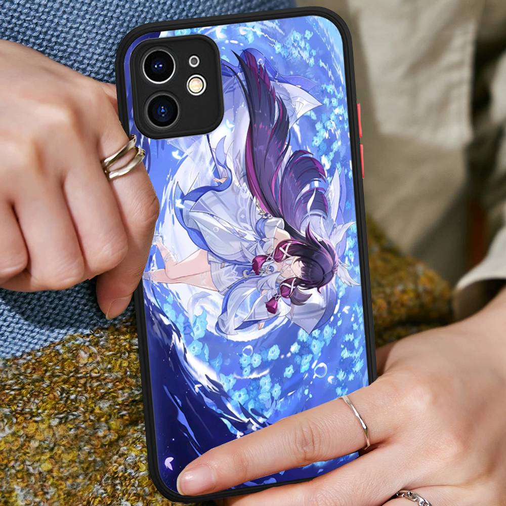 Genshin Impact Columbina Phone Case For IPhone 16 15 14 11 12 13 Pro Max Plus 12 XS Max Back Cover Matte Case