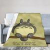Cartoon Funny Cute T-Totoros Blanket Cover Plush Throw Blanket Home Couch Printed Lightweight Bedsprea,