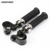 1.25" 32mm Motorcycle Foot Pegs Highway Engine Guard Crash Bars Footrest Mount Clamp For Harley Road King Electra Glide Softail