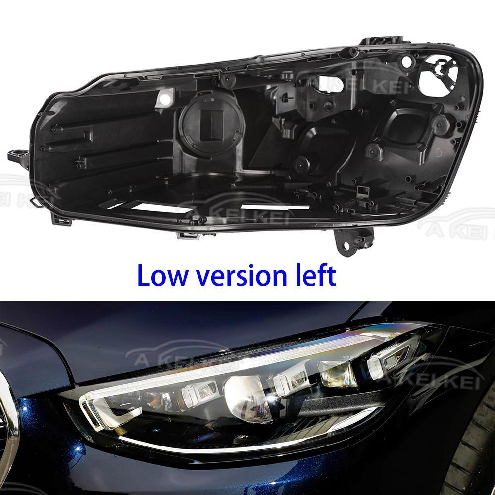 

For Mercedes Benz S Class W223 2021 2022 2023 Car Headlight Base Headlamp House Box Replacement Front Lamp Holder Back Support Low version Left