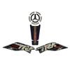 For Benelli TRK 702 X TRK 702X TRK702X 2023-2025 Tank Pad Sticker Motorcycle Tank Protector Decals