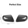 CheroCar Side Door RearView Mirrors Cover Rear View Mirror Caps Trim for Ford Mustang 2015 2016 2017 2018 2019 2020 2021 2022 2023 2024 2025,Carbon