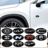 AANP1 Car Aluminum Emblem Side Body Fender Sticker Trunk Decoration For Ceed Sorento K3 Rio Sportage Soul Picanto Sonic Niro Forte