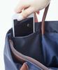 Legato Largo Tote A4 Freie Größe Tasche, Größe, Wasserabweisend, Bequem, Mehrere Fächer, Lavendel, (LH-L0001Z), Damen