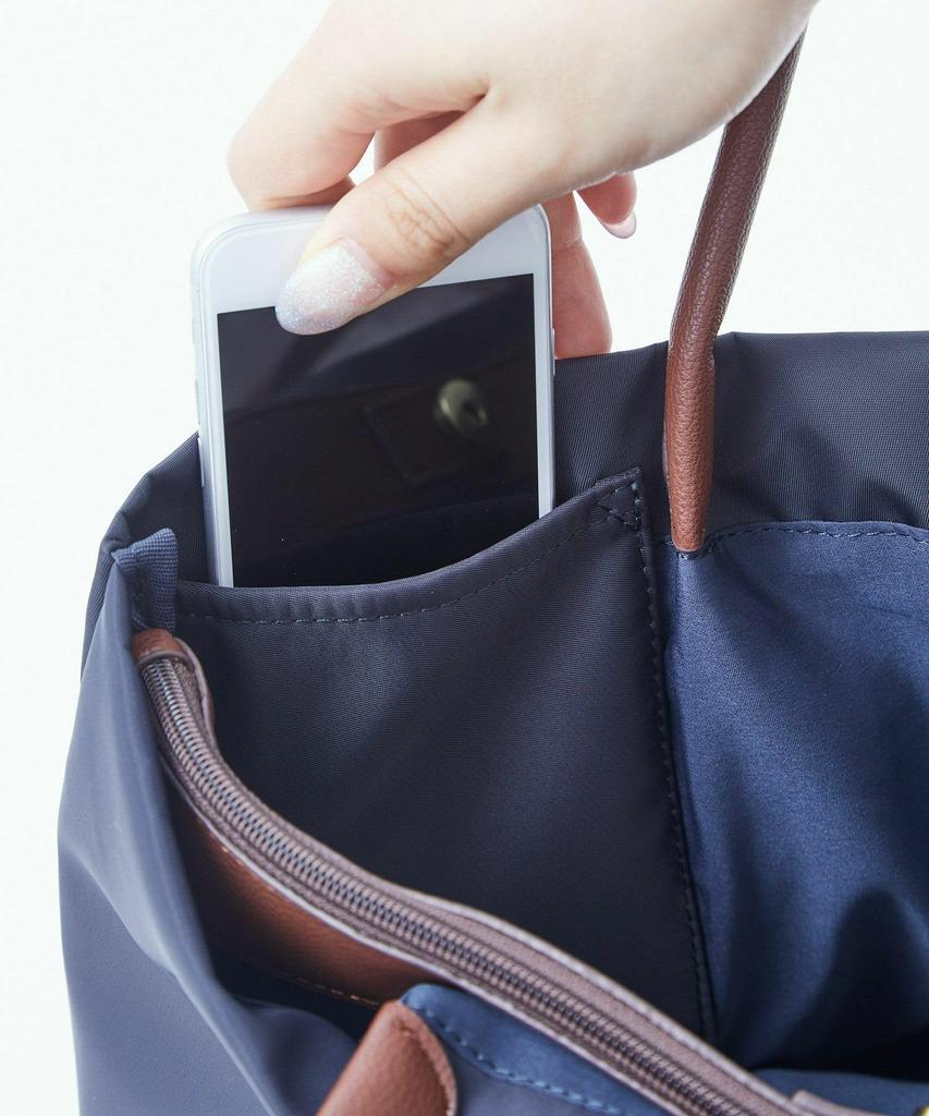 Legato Largo Tote A4 Freie Größe Tasche, Größe, Wasserabweisend, Bequem, Mehrere Fächer, Lavendel, (LH-L0001Z), Damen