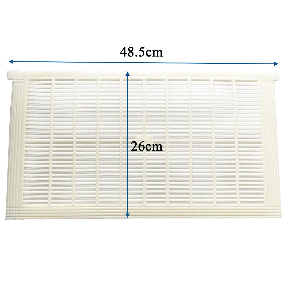 Plastic Cuttable Queen Excluder Screen for Beekeeping (Compatible with Chinese & Italian Bees) Plastic Vertical Queen Excluder
