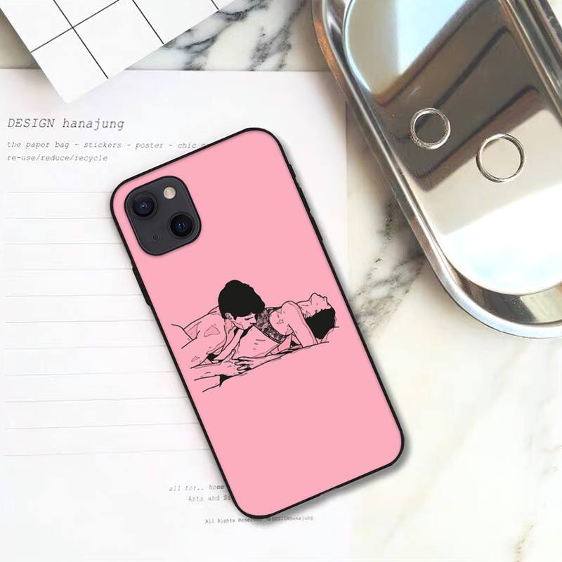 

Подходит для чехла для мобильного телефона iPhone16, нового чехла для мобильного телефона линейки Couple Line. 15plus