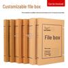 Säurefreie Kraftpapier Archivbox für A4-Dateien