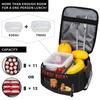 Hanoi Rocks Insulated Lunch Bag for Women Children Portable Food Boxes Thermal Lunch Box Tote