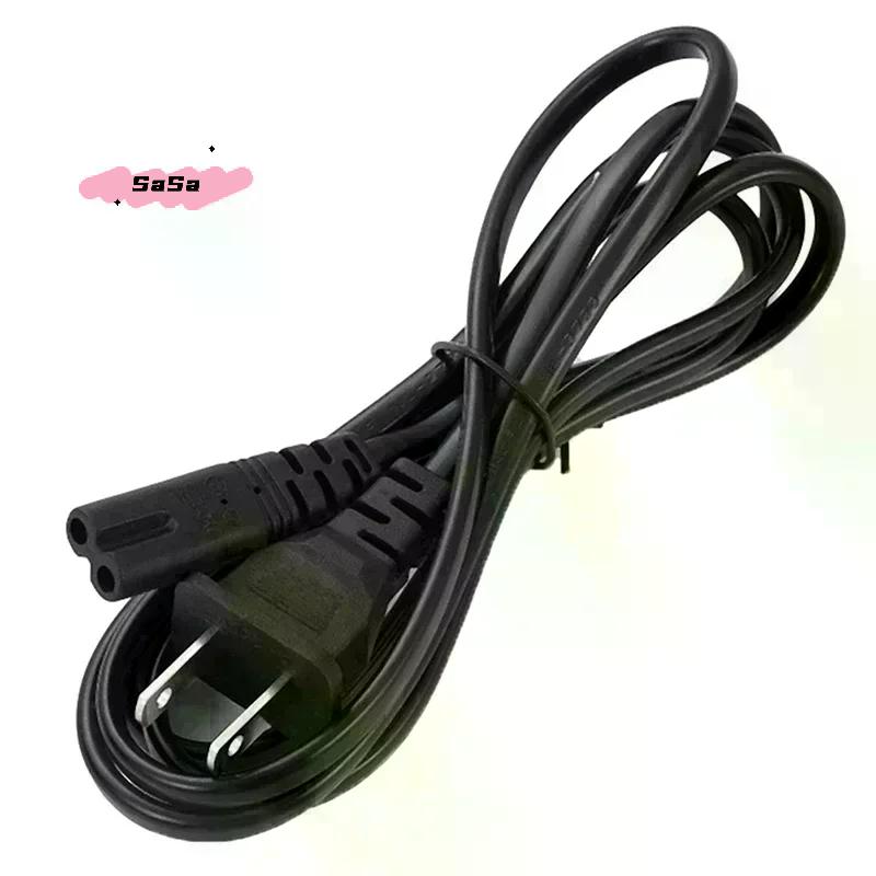 2Pin IEC320 C7 EU To US Power Cable Extension Cord for Laptop Charger Printer Radio Speaker - Power Supply Adapter Cord