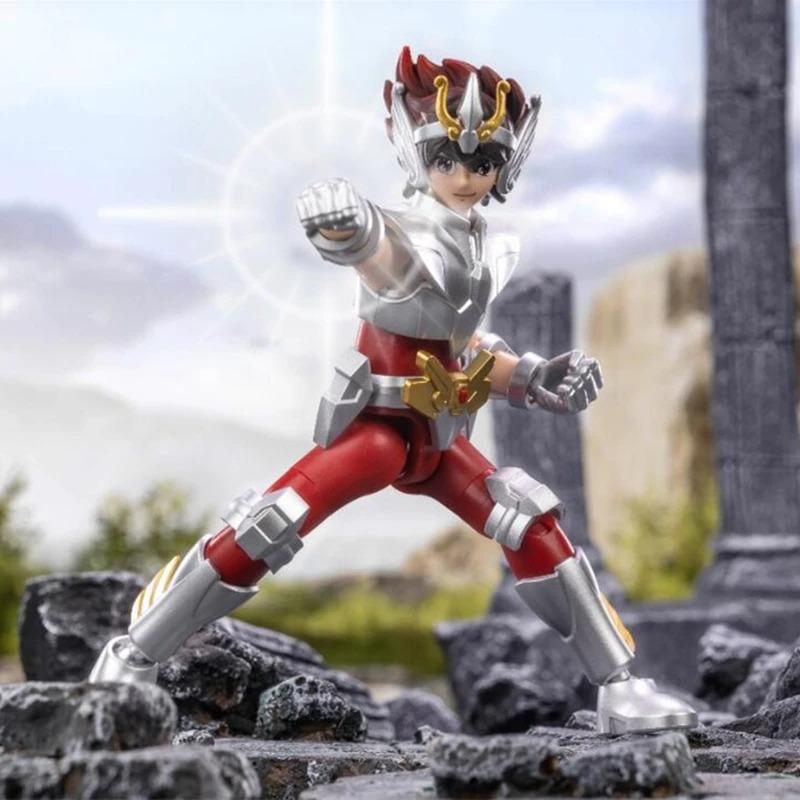 Original Blokees Gold Saint Actionfigur Champion Saori Kido Seiya Mu Aiolia Montagefigur Kinderspielzeug Geburtstagsgeschenk