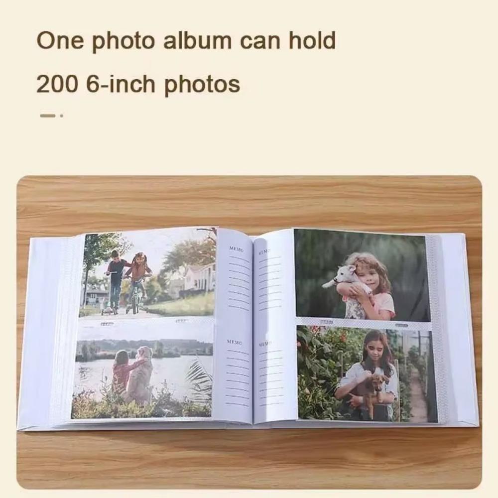 Writable Growth Record Photo Collection Large Capacity Souvenir Album Paper Core Bag