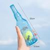 Mikankawa Dog Chew Toy Bottle Unbreakable Sound Toy for Small and Medium Dogs Safe Rubber Material with Ball Washable Teeth Cleaning Stress Relief