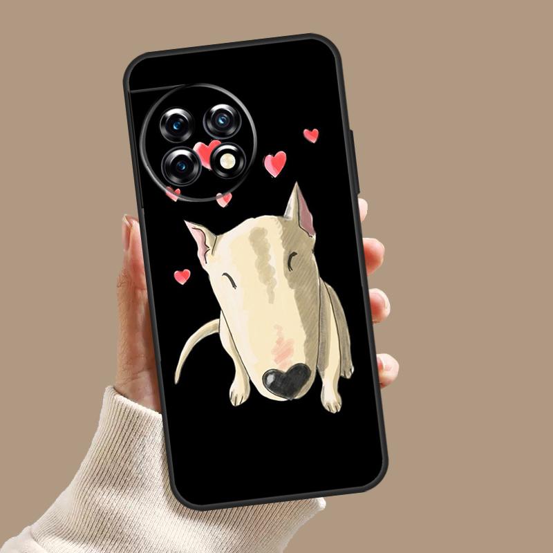 English Bull Terrier Dog Case For OnePlus Nord 5 CE 4 3 Lite N20 N30 OnePlus 15 13 12 11 8 9 10 Pro 12R 13T 13R Cover