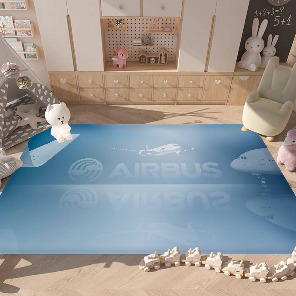 A-Airbus Bathroom Mat Kids Room Bedroom Decoration Balcony Anti-Slip Doormat Living Room Welcome Rug