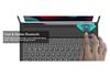 Compatible Protective Case with Seven-Color Backlit Detachable Bluetooth Keyboard for iPad Pro 11"/10.2", with Pen Slot.