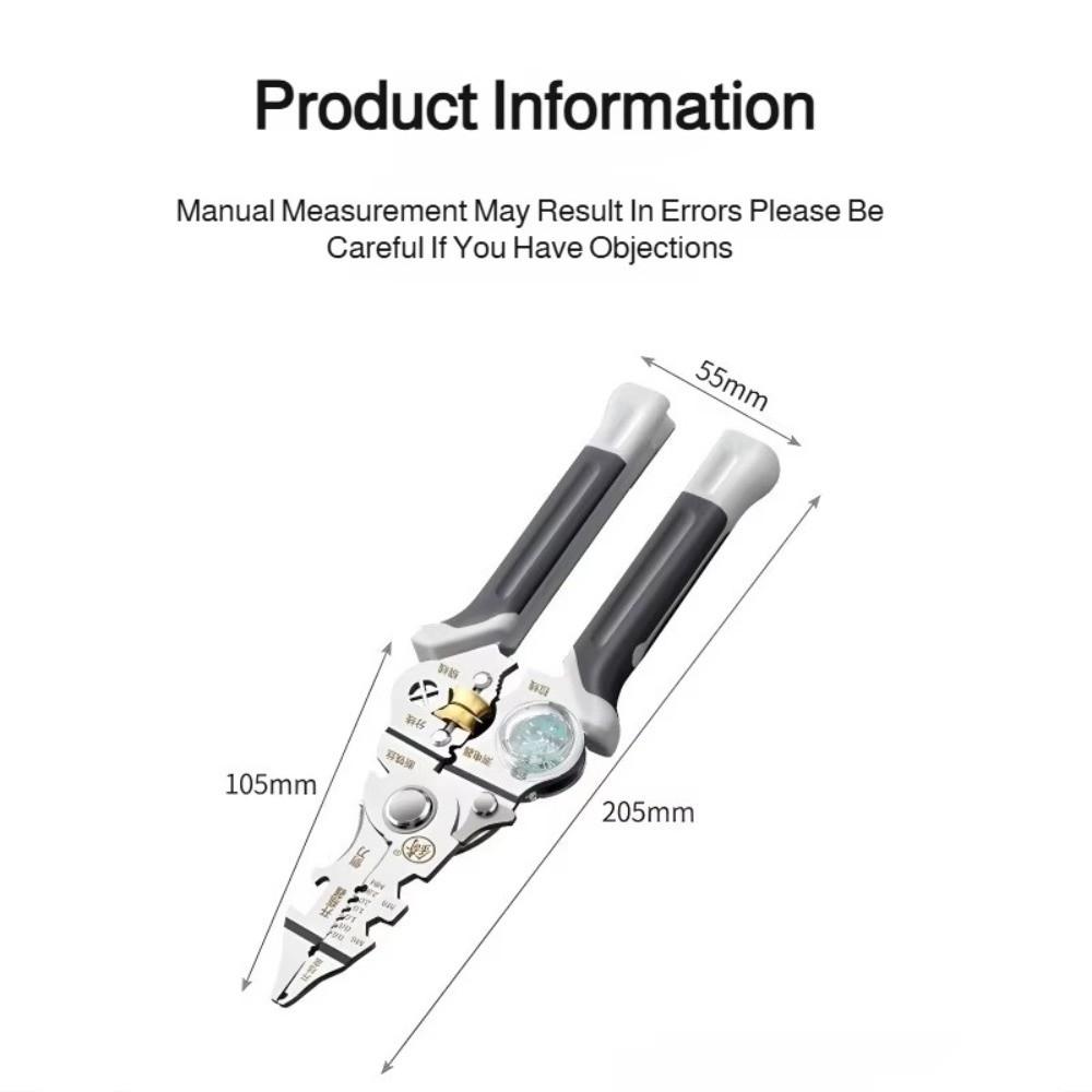 Foldable Wire Stripper Pulling Wires Electricity Measurement Plier Electrician Work