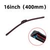 J/U Hook General Purpose Car Wiper Silent Car Front Windshield Wiper Soft Double Rubber Strip Windshield Wiper 18"20"22"24"26"