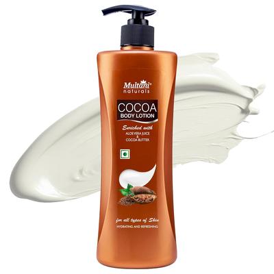 Multani Natural Cocoa Body Lotion 400 Ml Moisturising Body Lotion for Men & Women Hydrating Daily Dry Skin Care