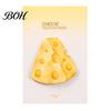 Clear Print Stick Notes Note Pads, Funny Toast Bread Cookie Cheese Design Cute Notepad, 30 Fun Office Supplies Sheets/Pad Self Memo Pad for