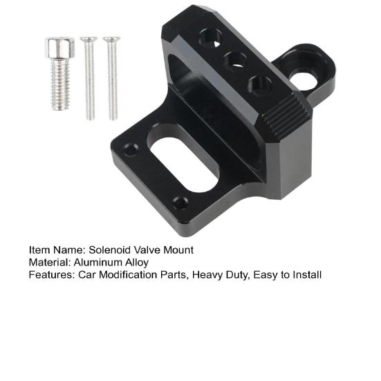 Supporto per Valvola Solenoide a 3 Porte per Civic Mac AEM Booster Controller Staffa Supporto Valvola Solenoide Robusta in Lega di Alluminio Parti di Modifica Auto