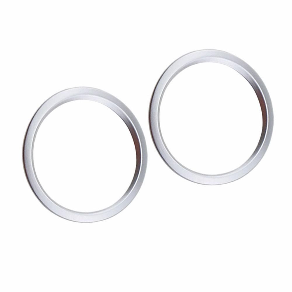 For Honda Vezel HRV HR-V 2014 - 2020 LHD AC Vent Outlet Ring Cover 2Pcs Front Air Conditioning Sticker Trim Interior Accessories