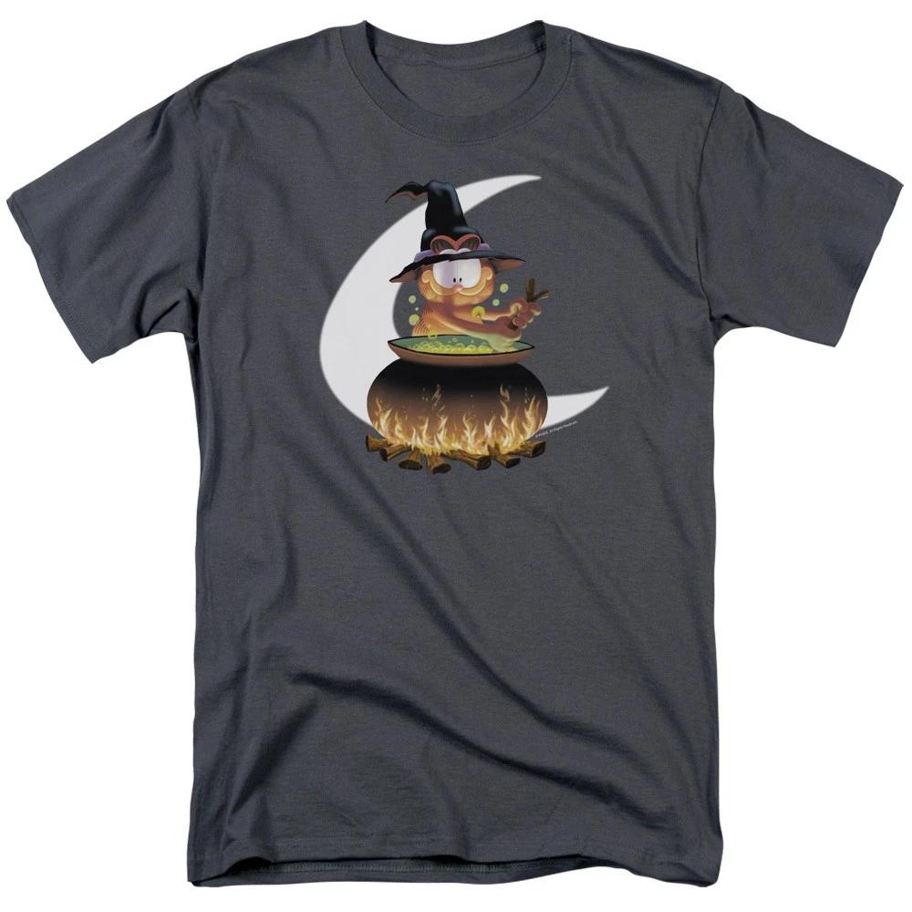 Garfield - Stir The Pot - Unisex Short Sleeve Children s T-shirt - Gray 130