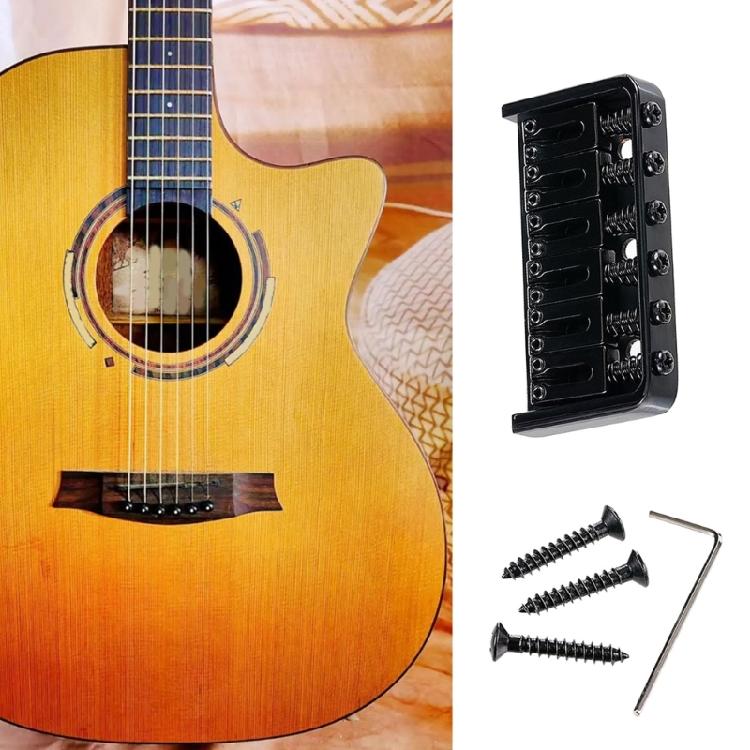 Non Tremolo Metal Bridge Replacement For 6 String Electric Guitars Precisions Engineering For Better Playability