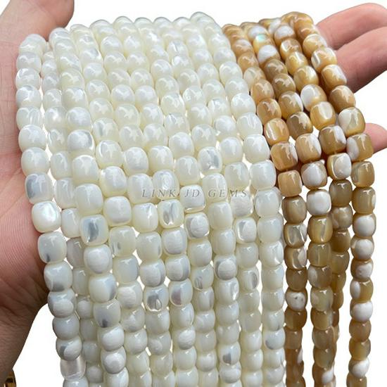 Jingde Jewelry Natural Horse Hoof Snail Shell Beads - Barrel & Loose Beads for DIY Jewelry Accessories