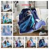 Prinzessin Elsa Flanelldecke Weich und Gemütlich Cartoon-Druckdecke Für Kinder Größe 150*200
