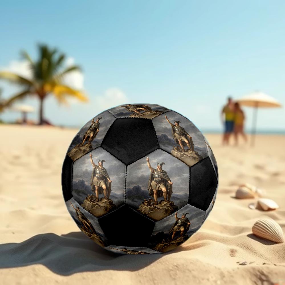 Heroes of Gaul Theme Size 5 Soccer Ball, Suitable for Both Indoor and Outdoor Matches, a Gift Suitable for Everyone.