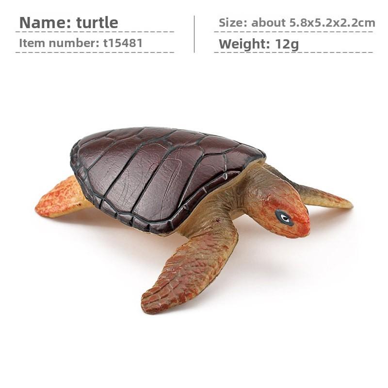 Aquatic Reptile Tortoise Pvc Model Set With Realistic Detailing For Educational Collection