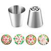 1Pcs Stainless Steel  Tulip Icing Piping Nozzles Pastry Decorating Tips Cake Cupcake Decorator Rose
