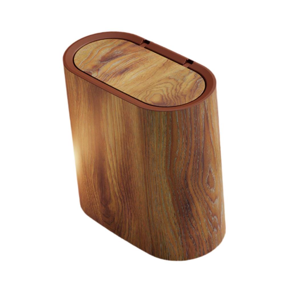 Trash Can Large Capacity Simplistic Garbage Bin for Home Living Room Kitchen Toilet Hotel B&B Bathroom Sandwich