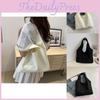 Stylish Trendy Large Capacity Korean Fashion Tote Bag For Women Casual Canvas