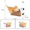 Oenux Drzewko dla kota Kociak Bobtail Syjamski Sfinks Ragdoll Model Figurka Akcji Figurka Urocza Dekoracja Zwierzę Dzieci Zabawka Prezent