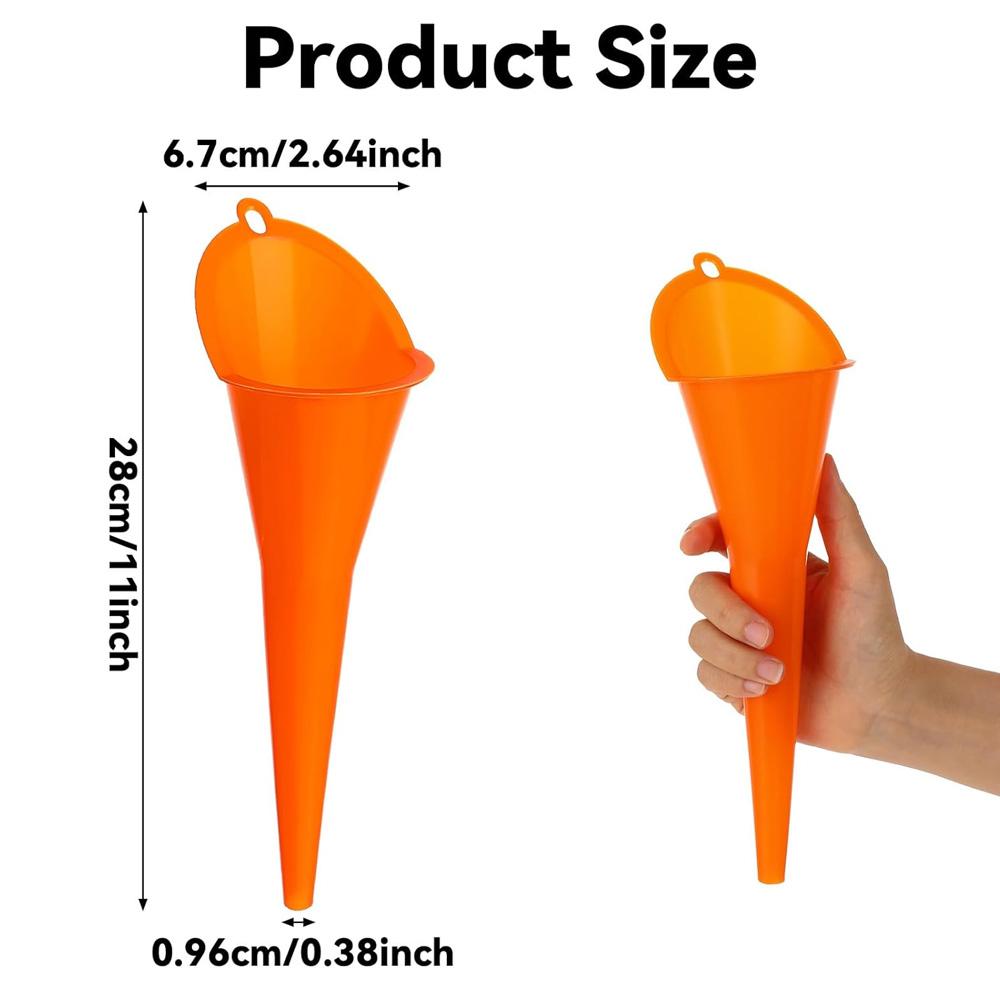1/5/10pcs Car Long Stem Funnel Oil Fuel Filling Tools Anti-splash Plastic Oil Funnel Motorcycle Refueling Tools