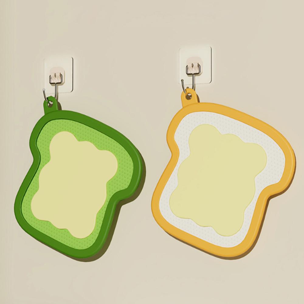 3 In 1 Silicone Insulation Mat Bread Slice Shaped Removable Casserole Coaster Anti-scalding Silicone Placemat Kitchen Utensils